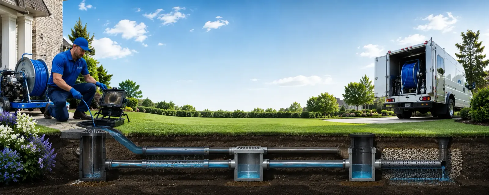 Outdoor drain cleaning information for West Hyannisport, MA